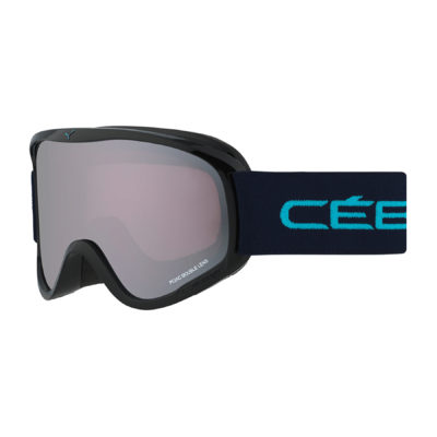 Women's Cebe Goggles - Cebe Striker M Snow Goggle. Black & Blue Light - Rose Flash Mirror